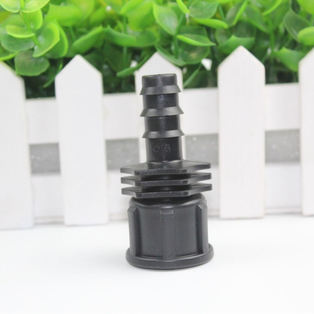 【綠美滴灌噴灌降溫工程】2503~16PE管4分內牙直通 微噴管件PE管承插倒刺20內絲接頭配件(活接)-細節圖3