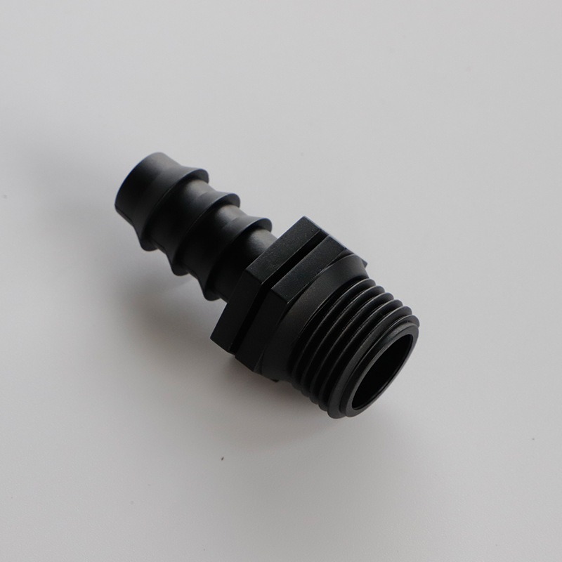 【綠美滴灌噴灌降溫工程】2301~16PE管4分外牙直通大棚微噴滴灌管件 PE管承插簡易外絲直接-規格圖6