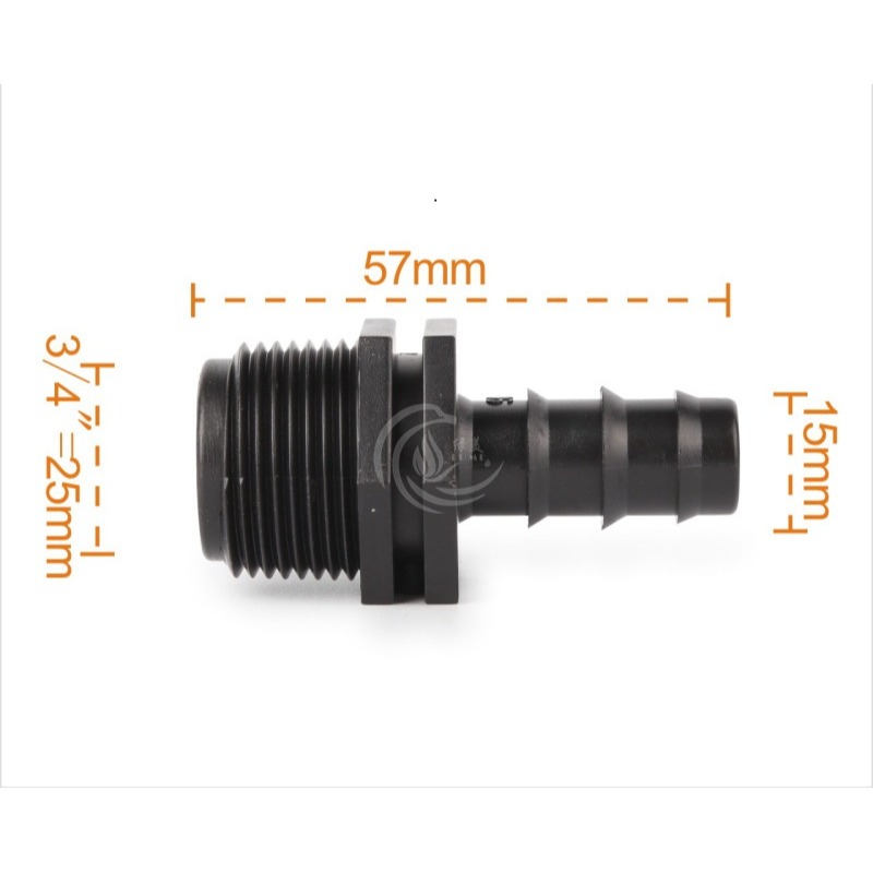 【綠美滴灌噴灌降溫工程】2302~16PE管6分外牙直通【保證正廠部品】-細節圖5