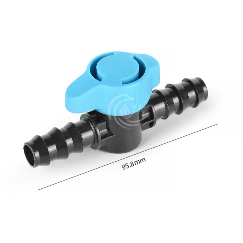 【綠美滴灌噴灌降溫工程】2307~16mmPE管直通止水閥【保證正廠部品】-規格圖3