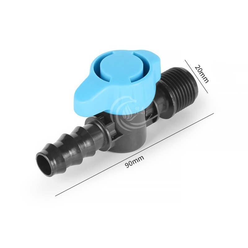 【綠美滴灌噴灌降溫工程】2308~4分外牙*16mmPE止水閥【保證正廠部品】-規格圖3