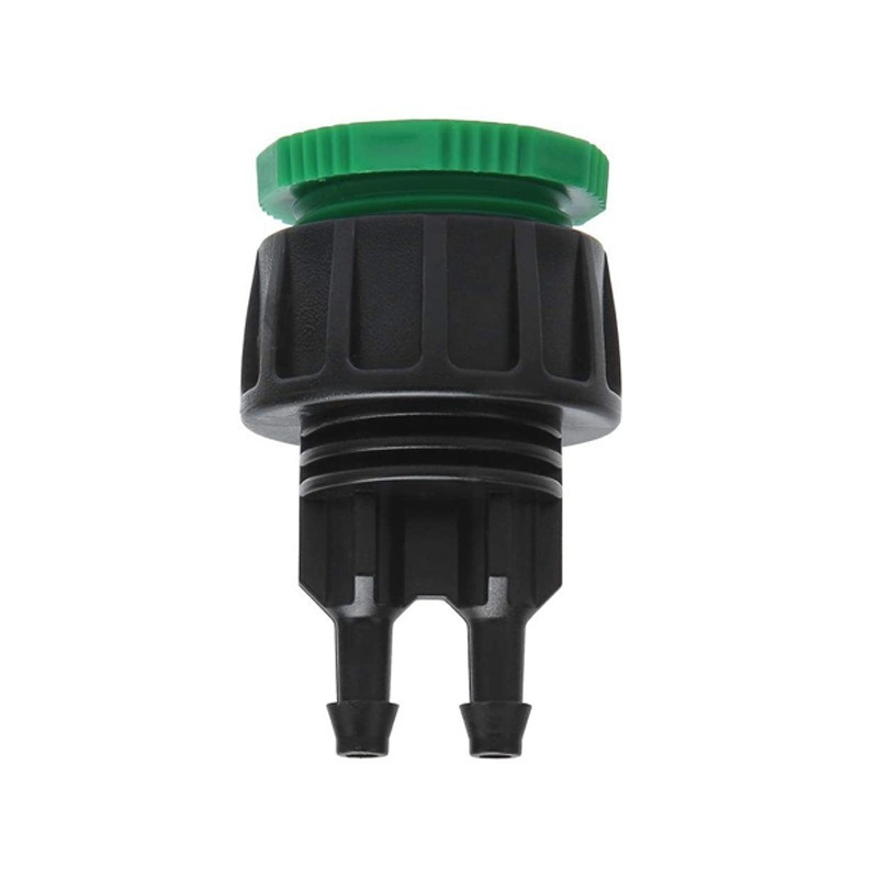 【綠美滴灌噴灌降溫工程】1406~4分6分內牙轉雙頭4/7毛管接頭-規格圖4
