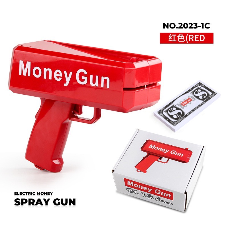 買到賺到 噴錢槍 派對玩具 過年熱鬧氣氛 噴鈔票玩具-規格圖4