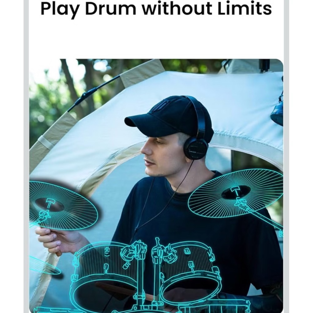 【全新現貨】Aeroband Pocketdrum 2 Max空氣架子鼓 電子股 體感 打鼓練習 鼓棒 打鼓遊戲-細節圖2