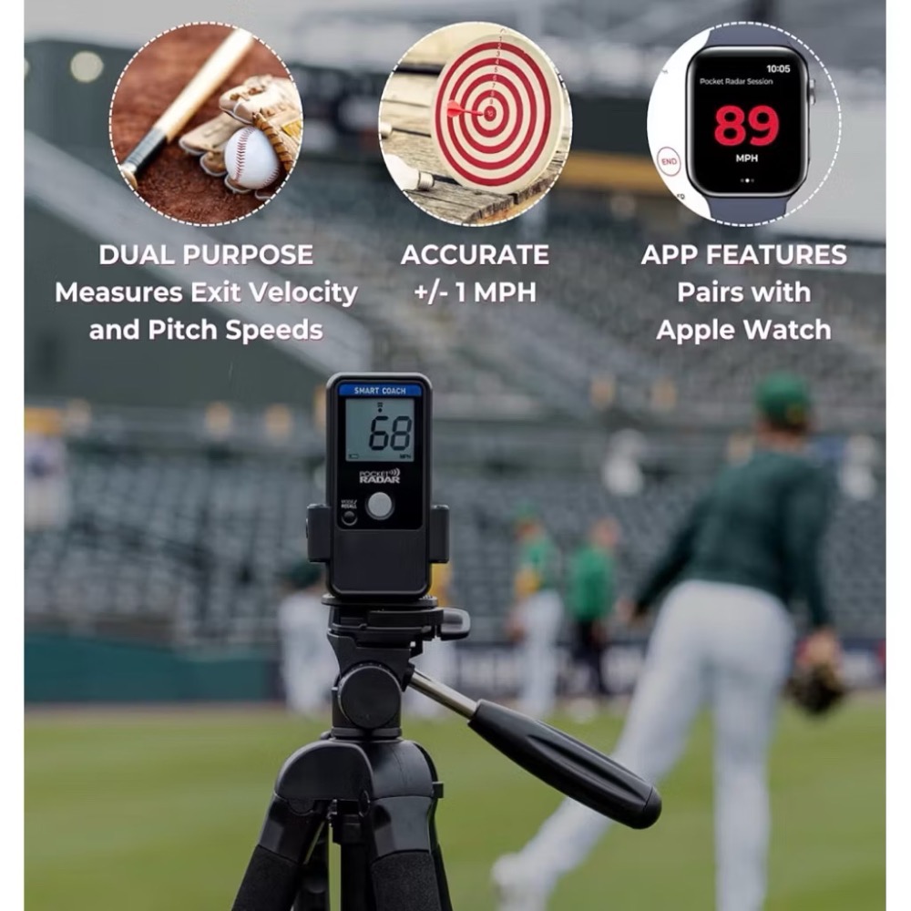 【全新現貨】美國原裝正品 Pocket Radar Smart Coach測速器 SR1100 棒球網球排球測速-細節圖3