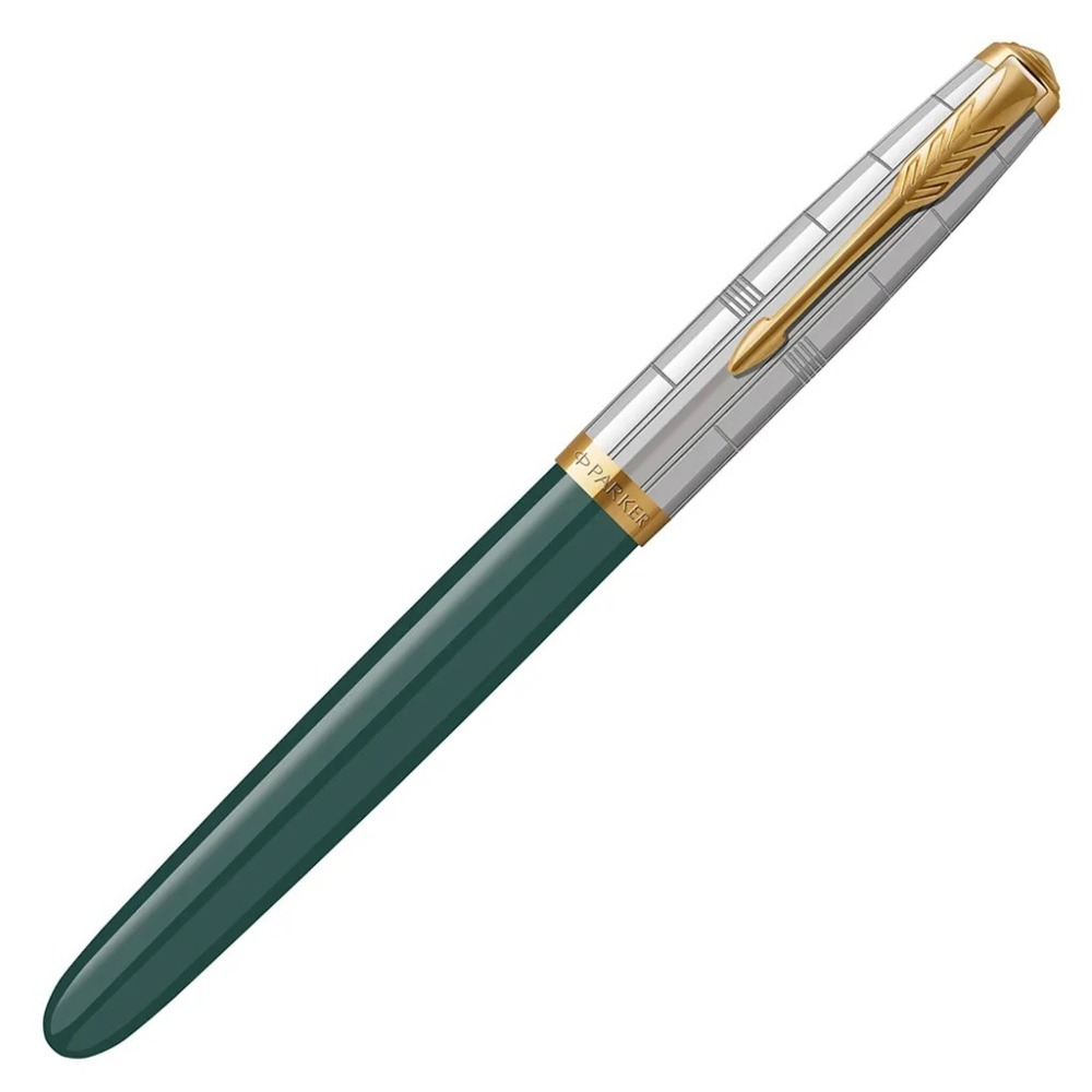 PARKER 派克 51型 雅致系列 森林綠金夾 F尖 鋼筆-細節圖2