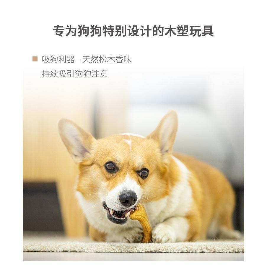 <拔辣選品>>貴為GiGwi狗狗木塑玩具磨牙棒鹿角幼犬耐咬寵物獨處自嗨啃咬神器 現貨-細節圖3