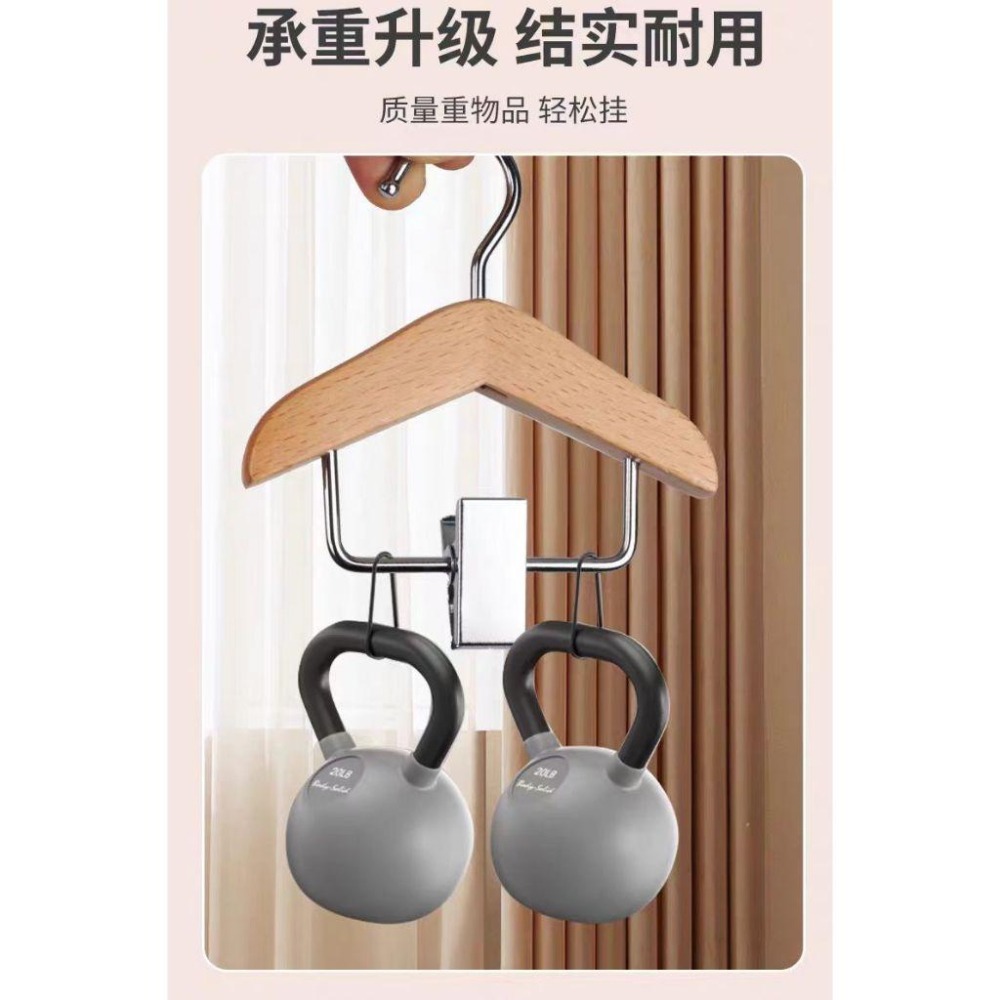 <拔辣選品>木頭衣架 迷你號 兩用衣架 多用方便夾 兒童寵物衣物收納夾 寵物口水巾夾 小狗帽子夾 領巾夾 寵物衣架-細節圖5
