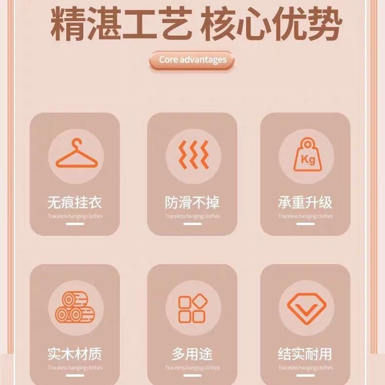 #現貨快速出貨 木頭衣架 迷你號 兩用衣架 多用掛方便夾 兒童寵物衣物收納夾 寵物口水巾夾 小狗帽子夾 領巾夾 寵物衣架-細節圖7
