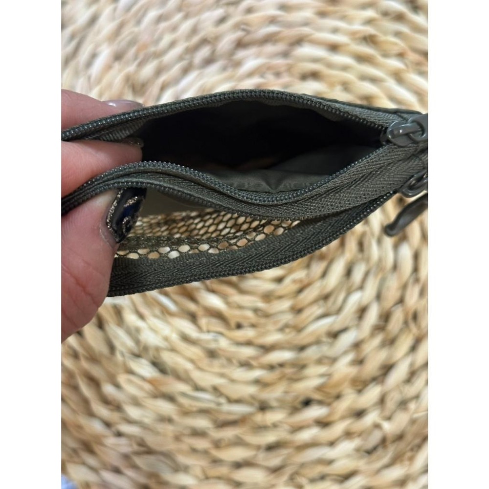 #現貨免運 無印良品 聚酯纖維雙層拉鍊包 S尺寸 收納包零錢小物袋-細節圖3