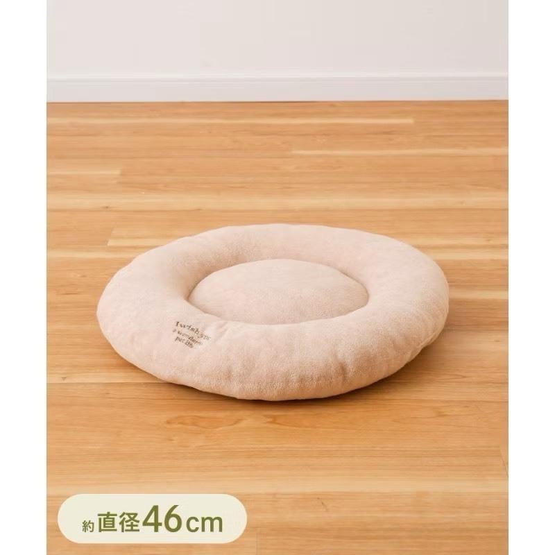 #現貨 [ 日本3COINS ] S號寵物質感床墊 狗狗貓貓床墊 寵物床墊狗狗床墊米色小型犬睡墊 質感睡墊寵物小-細節圖2