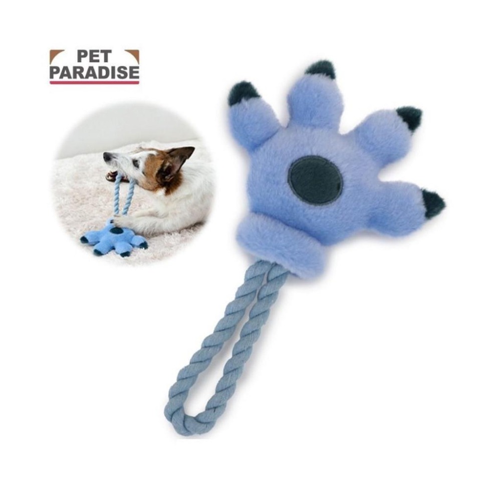 現貨 [ PET PARADISE ] 正版日本連線商品迪士尼史迪奇爪子繩結BB叫玩具星際寶貝史迪奇寵物玩具拉扯互動玩具-細節圖4