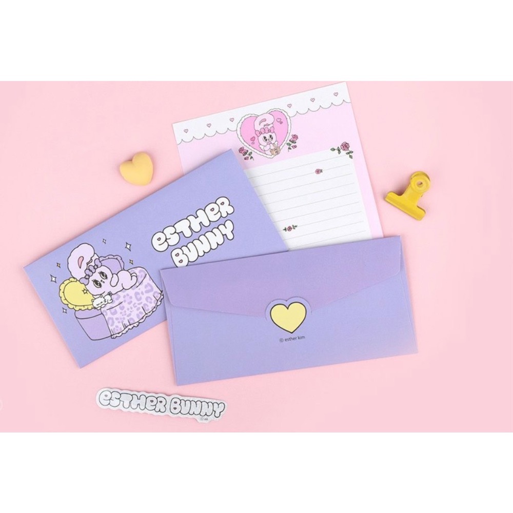 韓國文創 艾絲樂兔 Esther Bunny 信封組-細節圖3