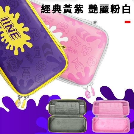 任天堂 SWITCH【良值】收納包 L711 斯普拉遁-藍 漆彈3 收納包 硬殼包 保護包 攜帶包 外出包-細節圖3