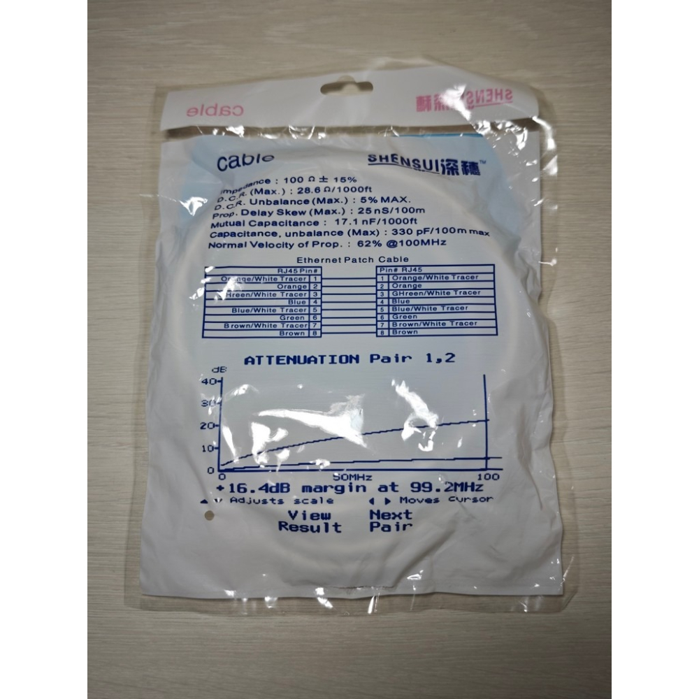 SHENSUI深穗 CAT6網路線 2M 2米 6類網路線-細節圖2