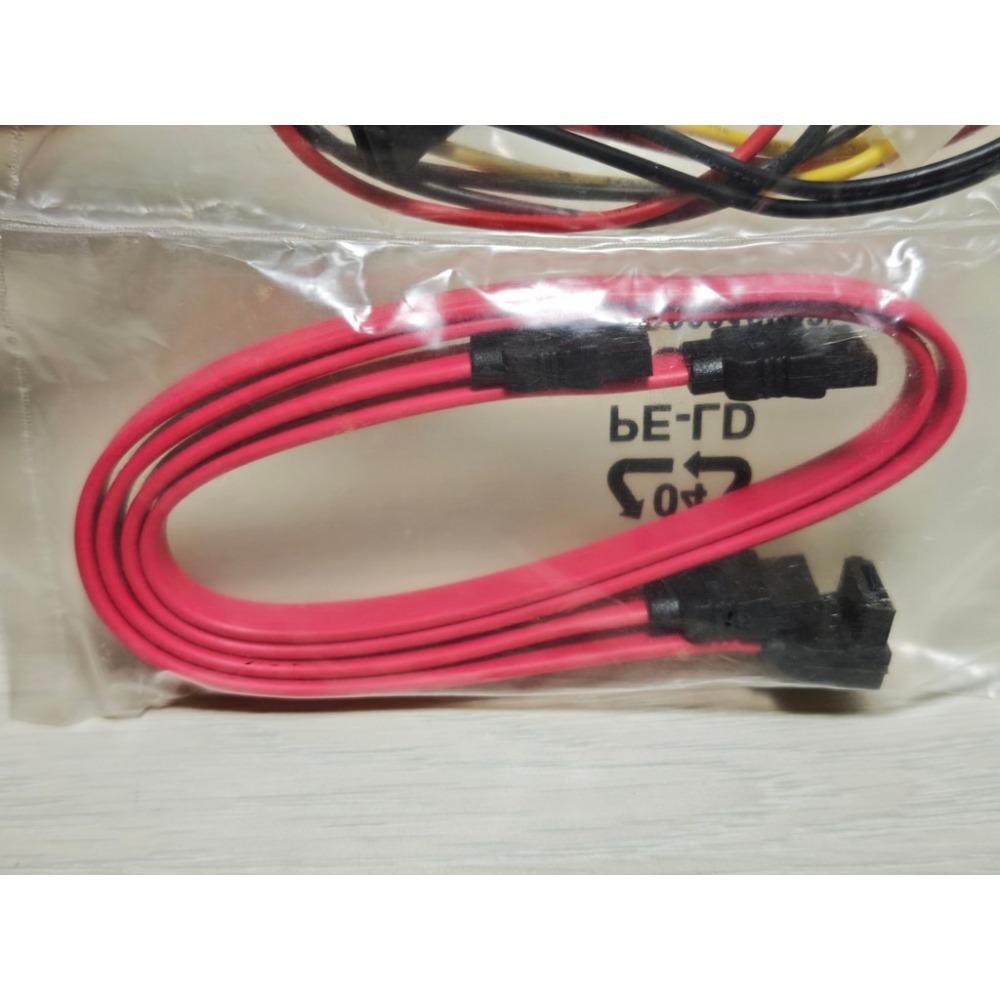 華碩 SATA訊號連接線(長約45cm)附大4pin轉SATA電源轉換線-細節圖3