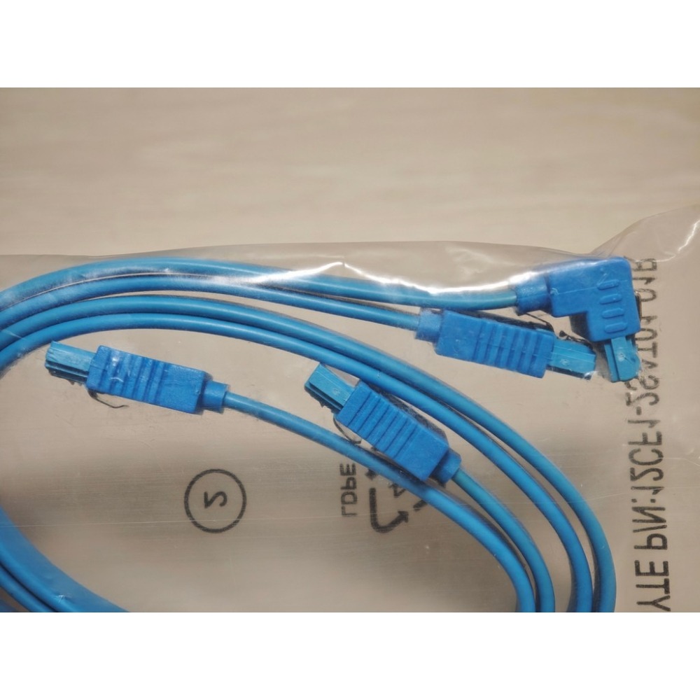 技嘉 彈片型 SATA訊號連接線/L型 共兩條(長約45cm)-細節圖3