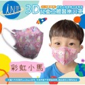 郡昱 台灣製造 兒童 3D立體 醫療等級 口罩4-12歲適用 一盒30入 (*˘︶˘*).｡.:*♡-規格圖3