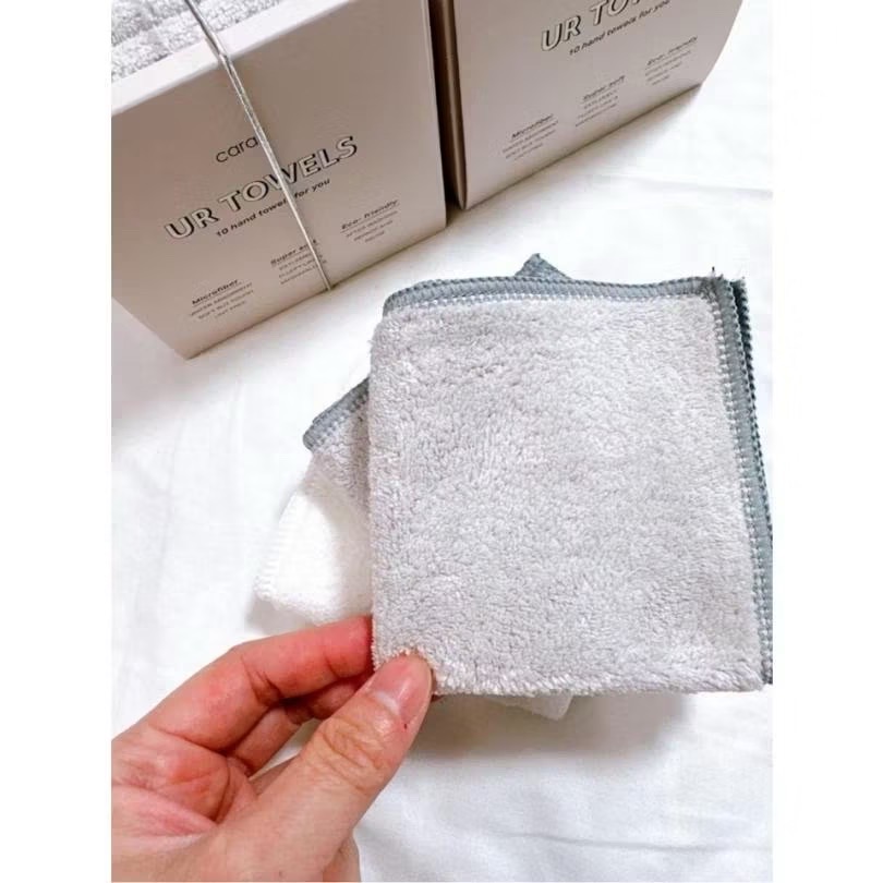 日本CB JAPAN Carari 高吸水 超細 纖維速乾 萬用方巾10入組 擦手巾 廚房抹布 洗臉巾...-細節圖2