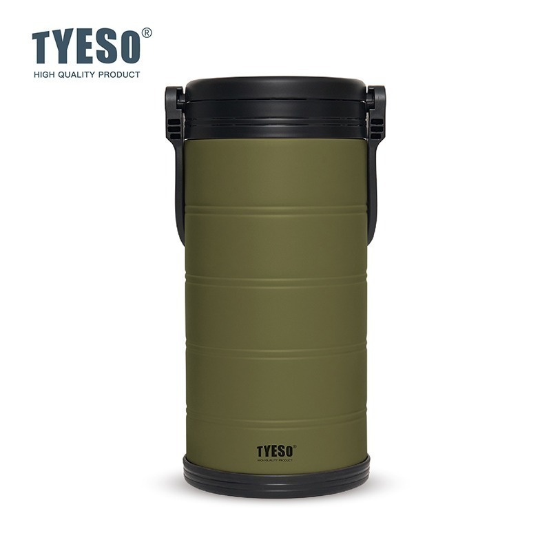 TYESO泰碩 5000ml/6600ml大容量手提冰桶 304不鏽鋼手提保溫保冰桶 戶外露營活動多功能手提行動冰箱-規格圖9