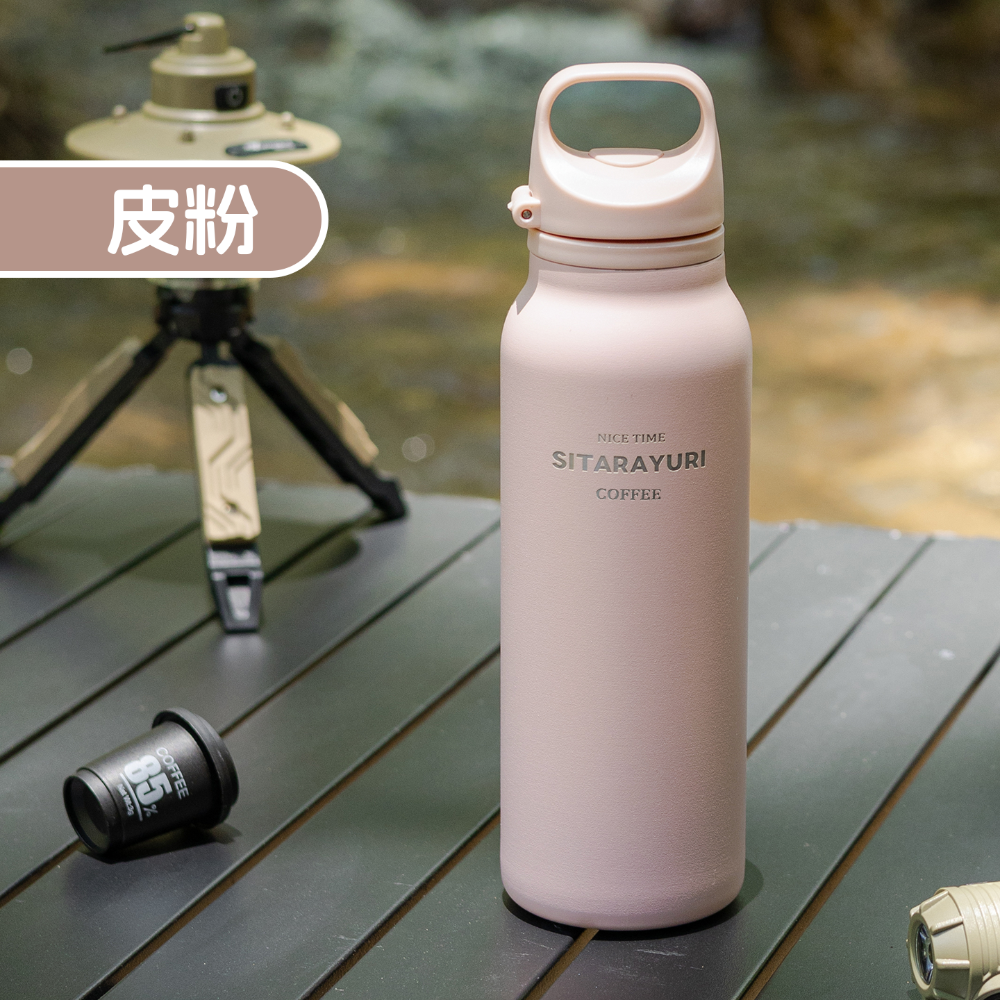 最新SITARAYURI一鍵彈蓋運動水壺 304不鏽鋼600ml手提保溫杯 按壓彈蓋隨行咖啡杯 單手按鍵彈蓋車載保溫杯-規格圖9