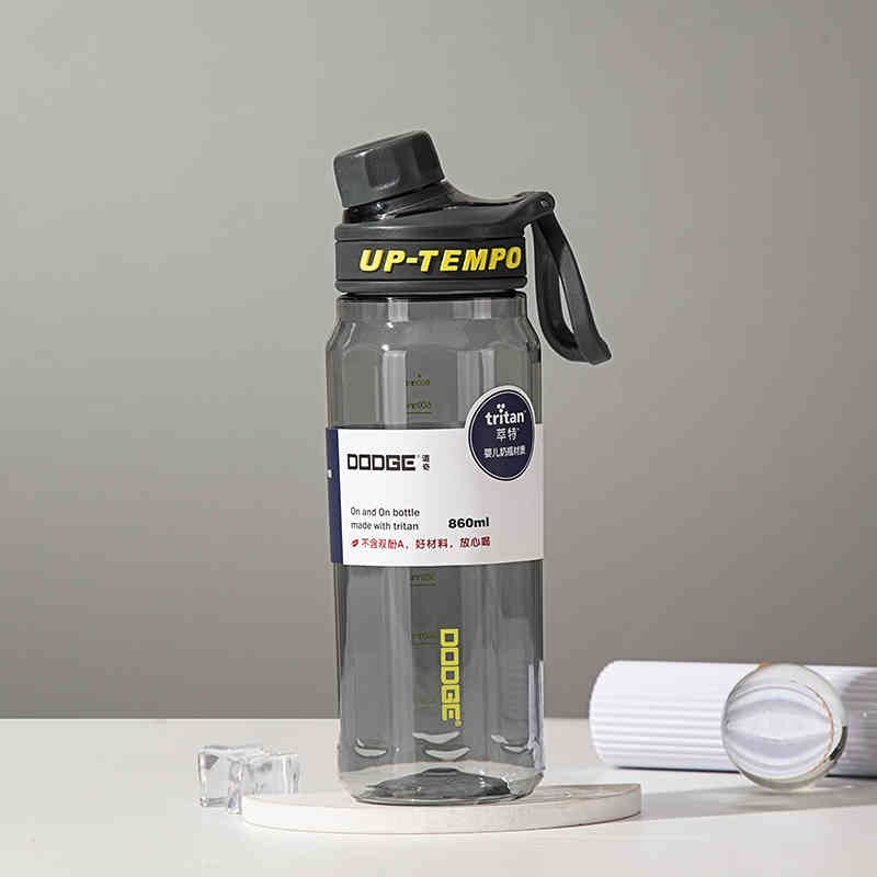 道奇TRITAN得心隨手運動水壺 大容量680ml/860ml/1200ml直飲防漏耐溫水壺 手提運動健身杯 彩色透明杯-規格圖9