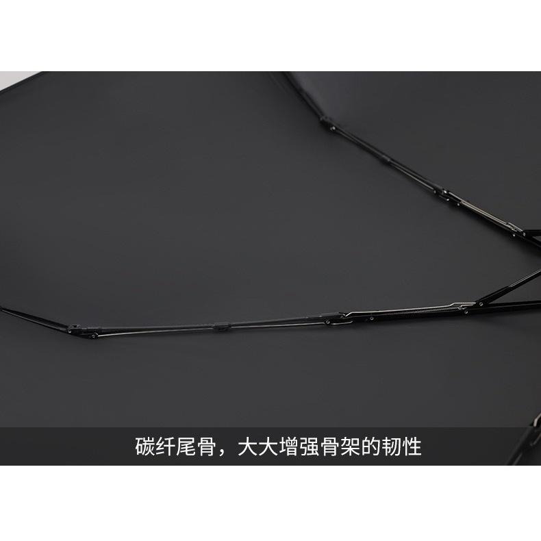 108cm雙人超輕自動傘 240g超輕晴雨傘 雙人加大傘面防曬傘 折疊傘 自動開合晴雨傘 30D超薄黑膠傘布鋁合金碳纖維-細節圖5