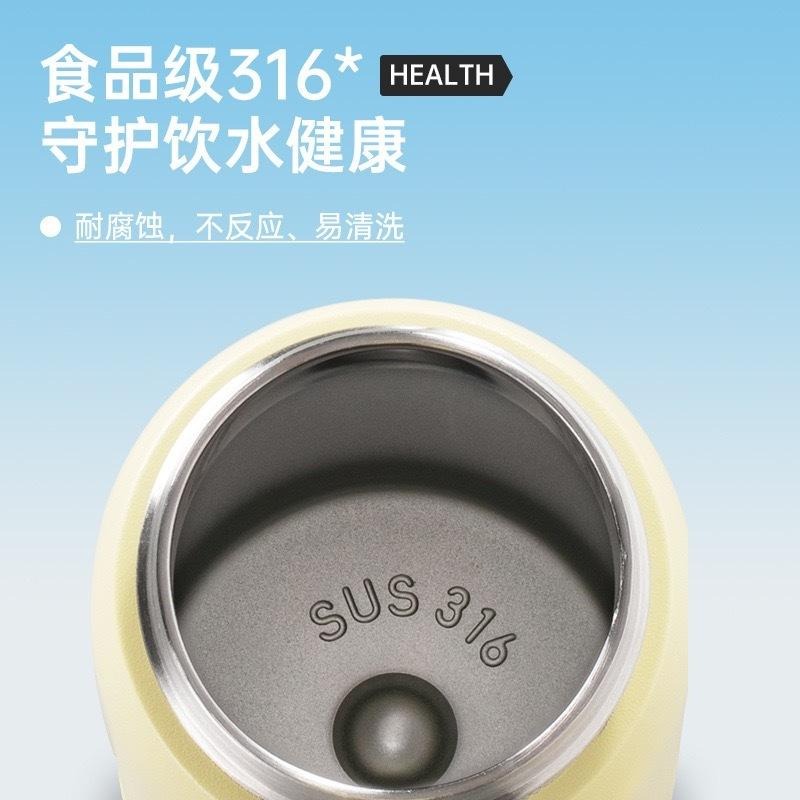 DODGE道奇尚品雙飲杯 316不鏽鋼運動保溫杯 430ml/520ml手提隨行杯 一鍵彈蓋環保咖啡杯 雙飲杯蓋車載水壺-細節圖5