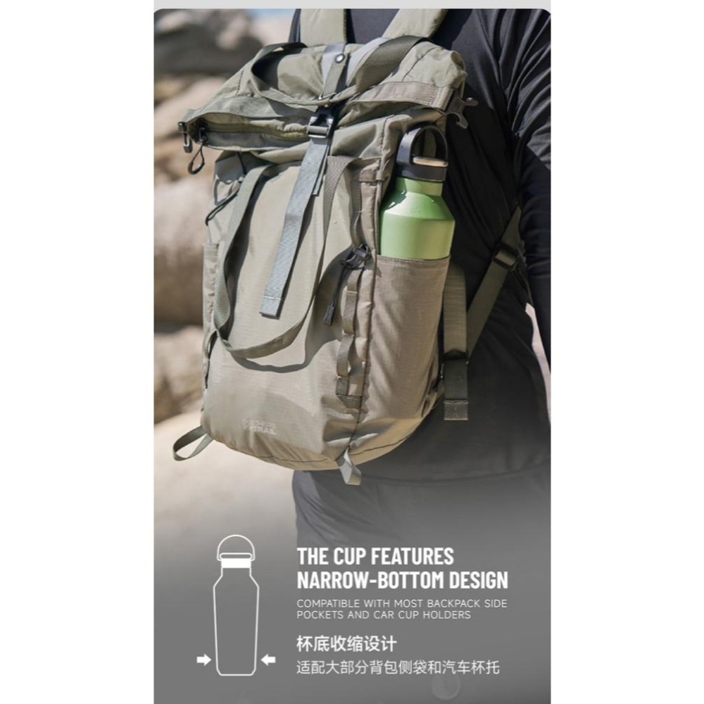 TYESO保溫杯 304不鏽鋼500ml/750ml/900ml大容量運動保溫杯 防漏旋轉杯蓋附矽膠提手不鏽鋼運動水壺-細節圖7