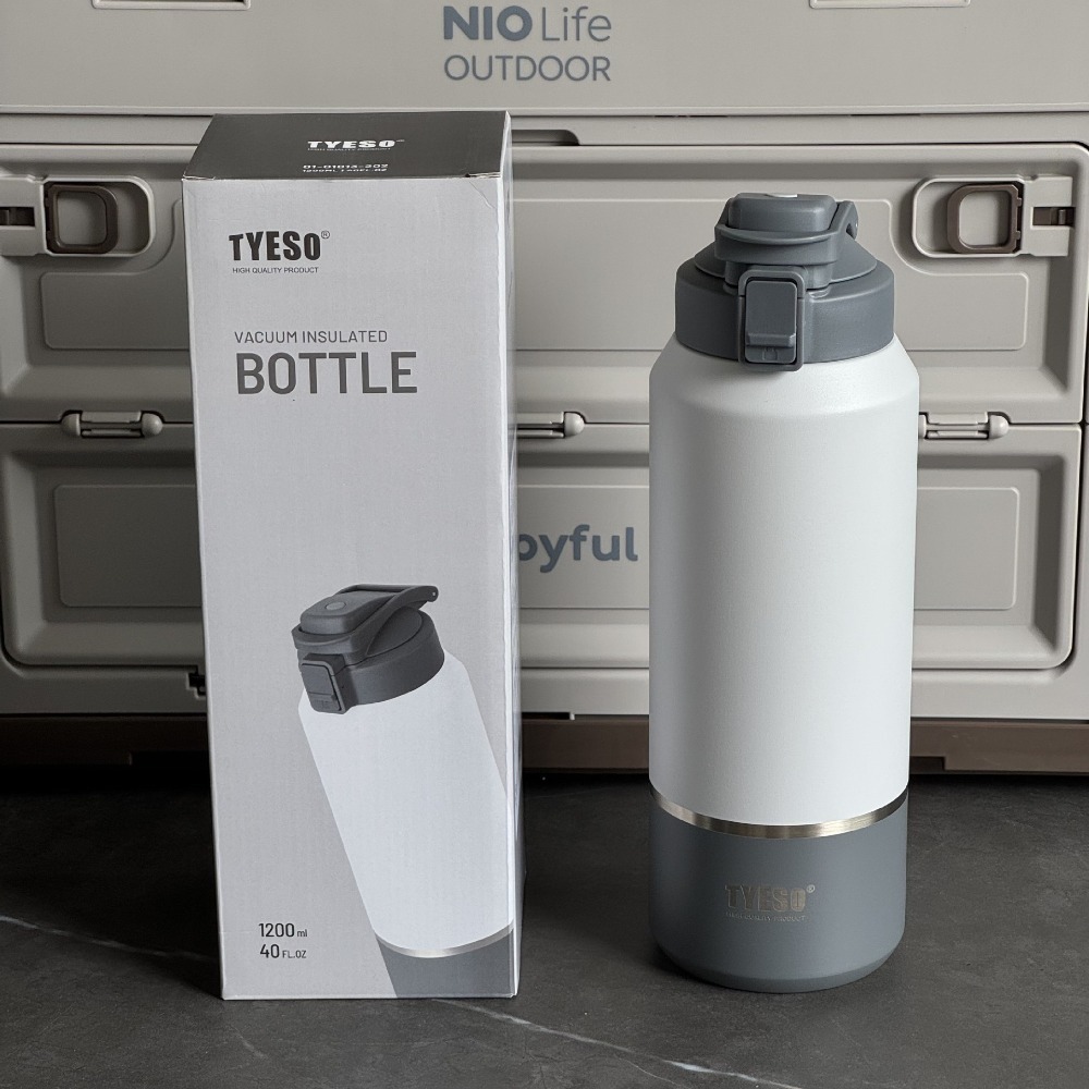 TYESO保溫杯 304不鏽鋼運動水壺 1200ml/1500ml/2000ml大容量保溫杯 環保車載咖啡杯 直身保溫杯-規格圖9
