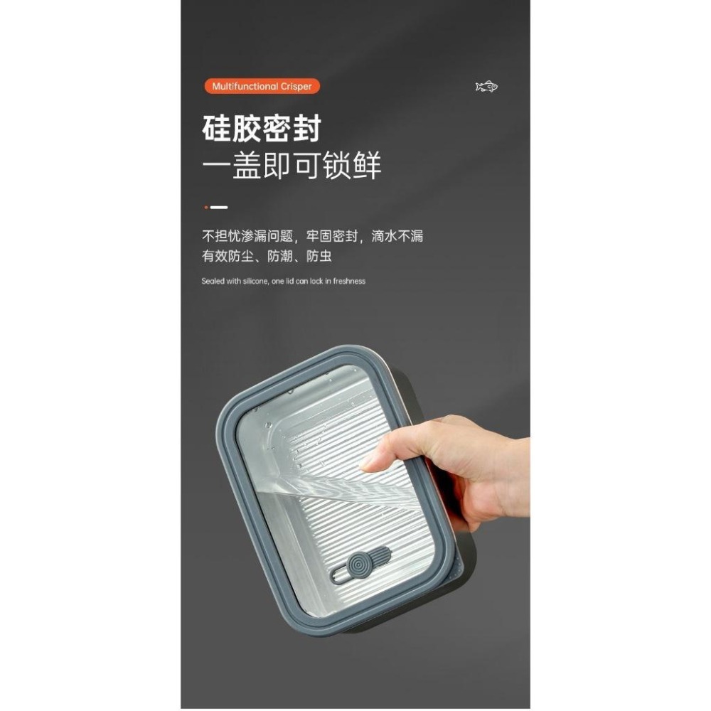 Capacity 304不鏽鋼保鮮盒 玻璃蓋微波便當盒 密封透明可視不鏽鋼餐盒 可加熱可速凍保鮮盒 可堆疊收納不鏽鋼保溫-細節圖7