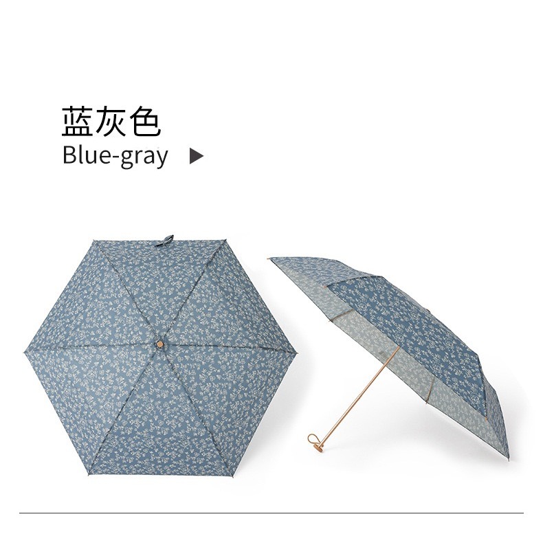 113g金膠碎花超輕鉛筆傘 防紫外線羽毛傘 防曬小碎花輕量太陽傘 小巧便攜晴雨傘 高顏值輕量傘 小巧便攜遮陽傘創意太陽傘-規格圖9