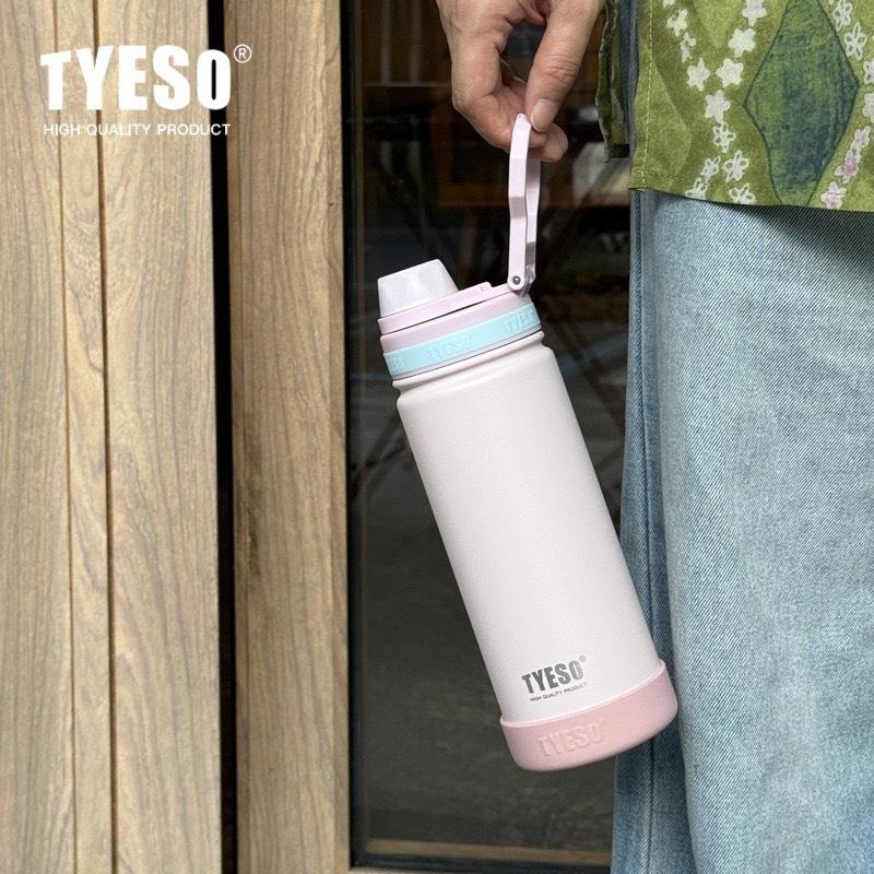 TYESO318運動水壺(兒童版) 304不鏽鋼420ml/600ml/750ml/運動保溫杯 防漏杯蓋附提手運動水壺-細節圖3