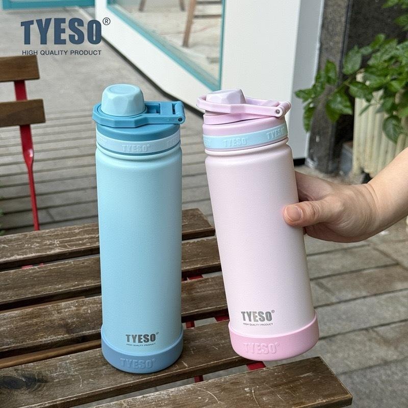 TYESO318運動水壺(兒童版) 304不鏽鋼420ml/600ml/750ml/運動保溫杯 防漏杯蓋附提手運動水壺-細節圖4