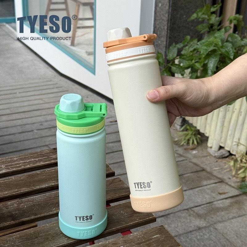 TYESO318運動水壺(兒童版) 304不鏽鋼420ml/600ml/750ml/運動保溫杯 防漏杯蓋附提手運動水壺-細節圖5