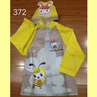🍭快速出貨🍭PVC 小蜜蜂 兒童卡通雨衣 釦式雨衣 連體雨衣 現貨