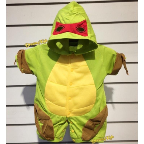 忍者龜 卡挖邦嘎 包屁衣 嬰兒 短袖 0-18個月造型裝 造型 連身衣 Ninja Turtles 連身服 萬聖節