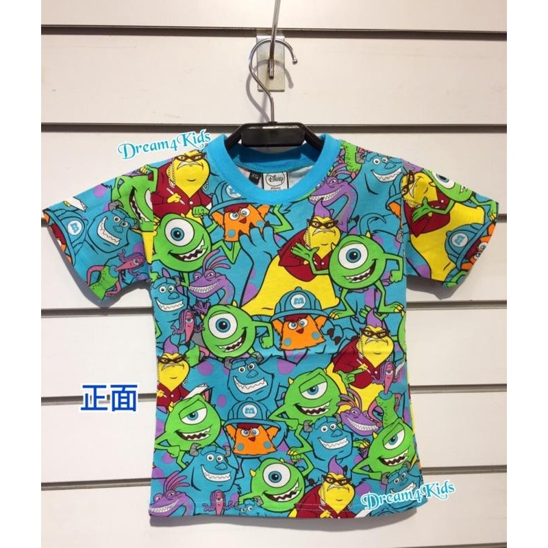 怪獸電力公司 親子裝 短袖T恤 大眼仔 毛怪 Disney Monsters 正版授權 台灣製 短袖上衣 男童 女童-細節圖2