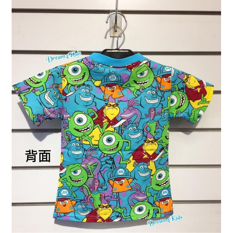 怪獸電力公司 親子裝 短袖T恤 大眼仔 毛怪 Disney Monsters 正版授權 台灣製 短袖上衣 男童 女童-細節圖3