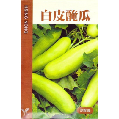 四季園 白皮醃瓜(越瓜) 【瓜類種子】興農牌中包裝 每包約5ml
