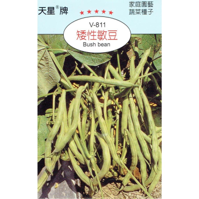 四季園 矮性敏豆【穗耕種苗】天星牌 蔬果原包裝種子 新鮮種子