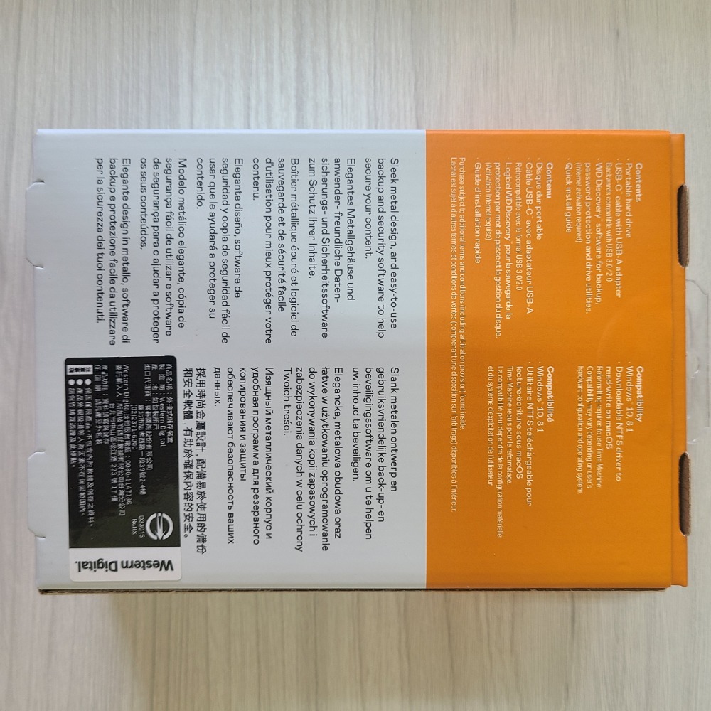 WD Mypassport Ultra 2TB行動硬碟 九成新(台中火車站可面交)-細節圖2