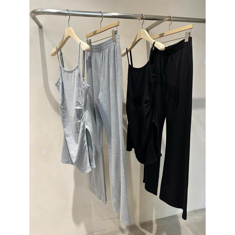 dear.day 韓國連線 正韓 抓皺背心套裝-細節圖7