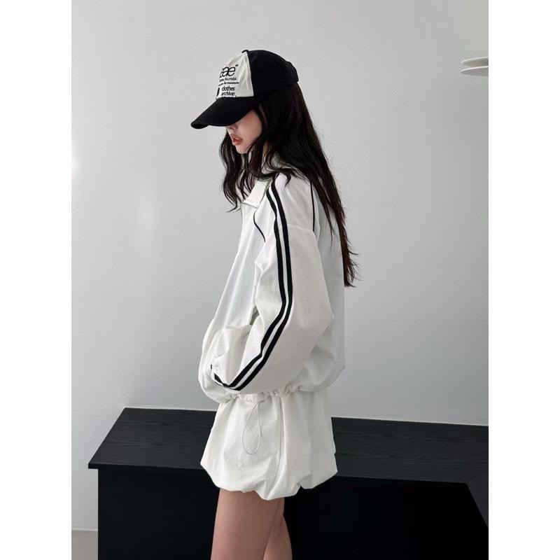 dear.day 韓國🇰🇷連線 正韓 休閒外套+泡泡褲裙套裝set-細節圖2