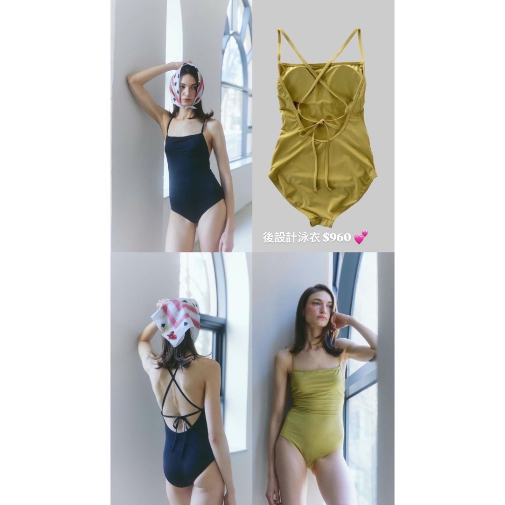 dear.day 韓國🇰🇷連線 「多款可選」 正韓 2件式｜連身泳衣｜bikini |比基尼|長袖泳衣 外罩-規格圖2
