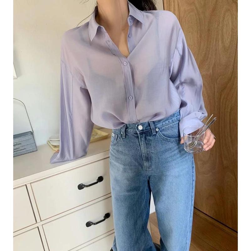 dear.day 韓國🇰🇷連線 正韓 透膚襯衫-細節圖2