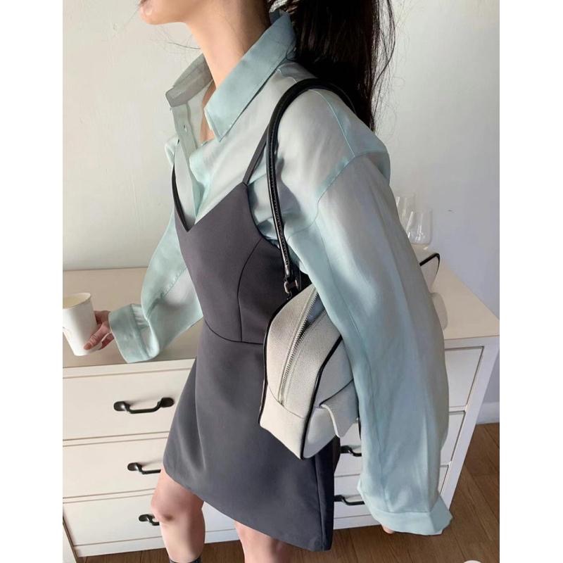 dear.day 韓國🇰🇷連線 正韓 透膚襯衫-細節圖3