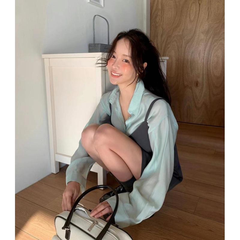 dear.day 韓國🇰🇷連線 正韓 透膚襯衫-細節圖4