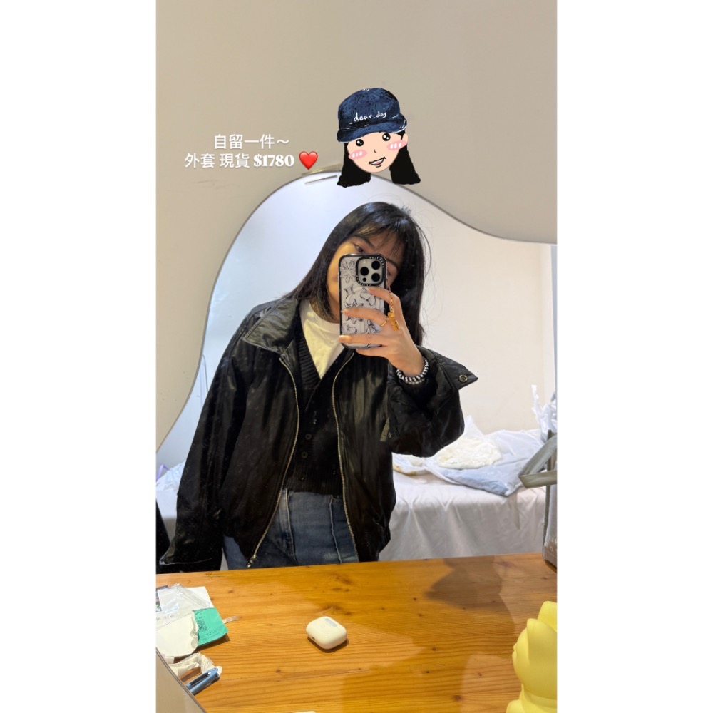 dear.day現/預購 韓國🇰🇷連線 正韓 1780風衣外套/750撞色上衣/850泡泡裙-細節圖10