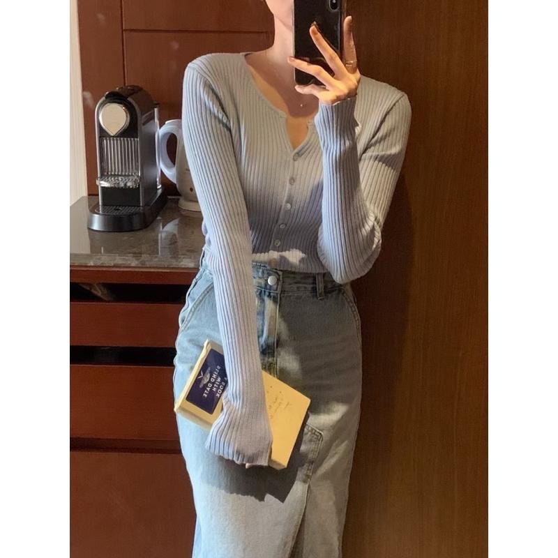 dear.day 韓國🇰🇷連線 正韓 坑條開襟-細節圖3